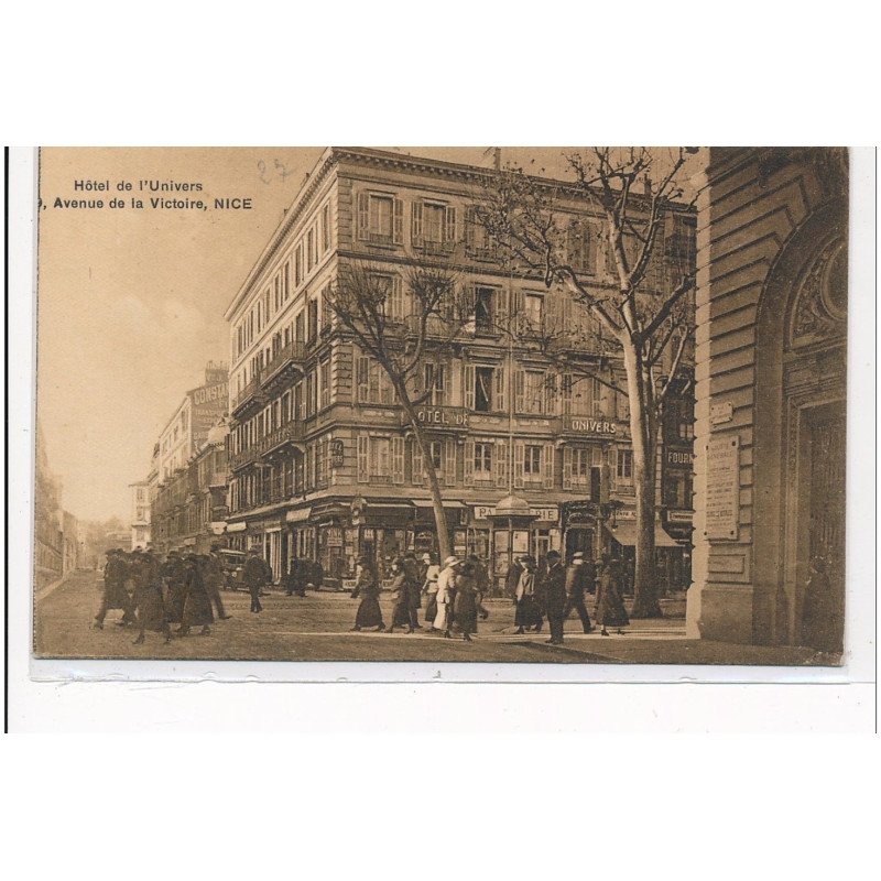NICE : hotel de l'univers avenue de la victoire - tres bon etat