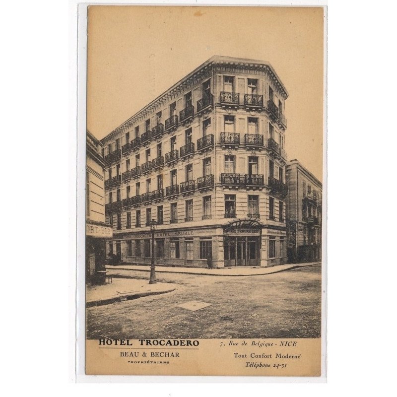 NICE : hotel trocadero beau & cher - tres bon etat