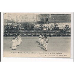 BRUN : les danses du labourd au fronton du brun par les luziens et luziennes - tres bon etat