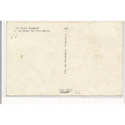 PYRENEES-ATLANTIQUES : """"au pays basque"""" la danse des gros batons - tres bon etat