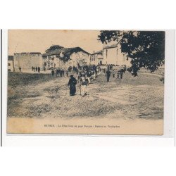 BEYRIE : la fete-dieu au pays basque, retour au presbytere - tres bon etat