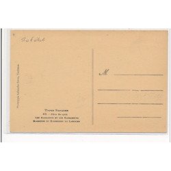 PYRENEES-ATLANTIQUES : fete basque, les kaskarots et les kaskarotes danseurs - etat