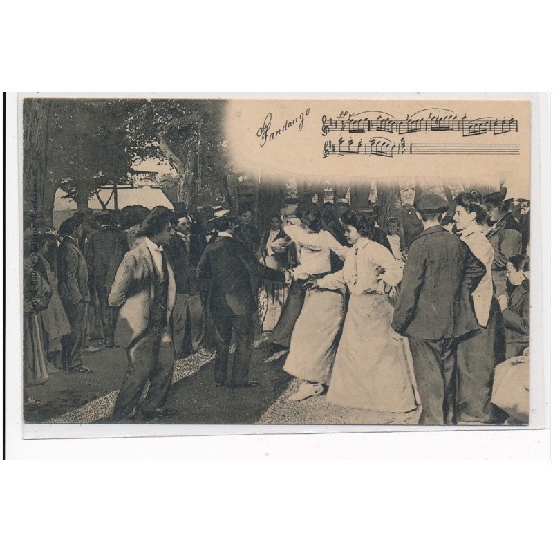 PYRENEES-ATLANTIQUES : danseurs fandango - tres bon etat