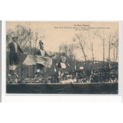 PYRENEES-ATLANTIQUES : fetes de la tradition basque, danses d'honneur et sauts antiques - tres bon etat