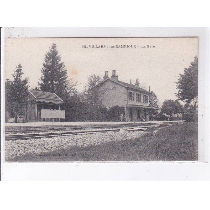 VILLARS-sous-DAMPJOUX: la gare - très bon état