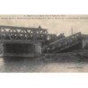 REVIGNY : rupture du pont sur l'ornain de la ligne de vouziers par le genie francais - tres bon etat