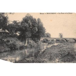 MONTMEDY : le pont et la chiers - tres bon etat