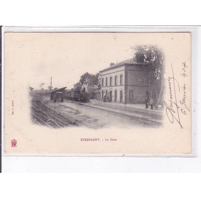 ETREPAGNY: la gare - très bon état