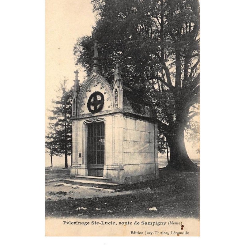 SAMPIGNY : pelerinage sainte-lucie route de sampigny - tres bon etat