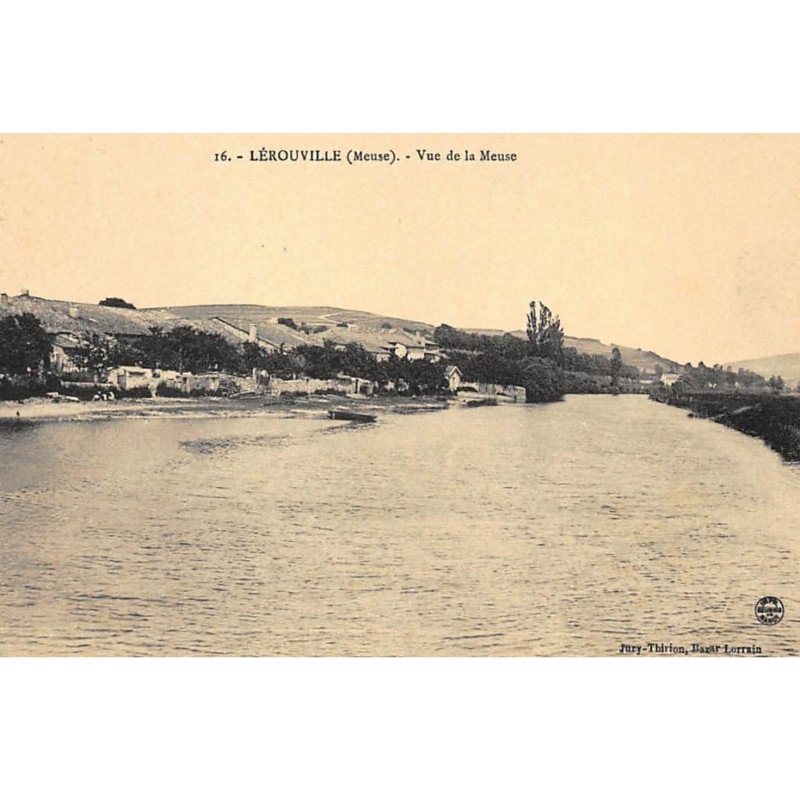 LEROUVILLE : vue de la meuse - etat