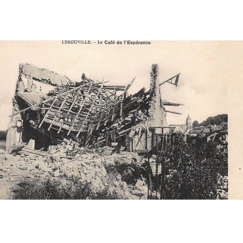 LEROUVILLE : le café de l'espérance - tres bon etat