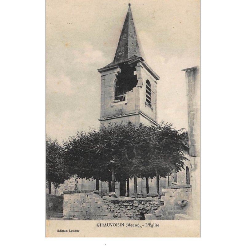 GIRAUVOISIN : l'eglise - tres bon etat