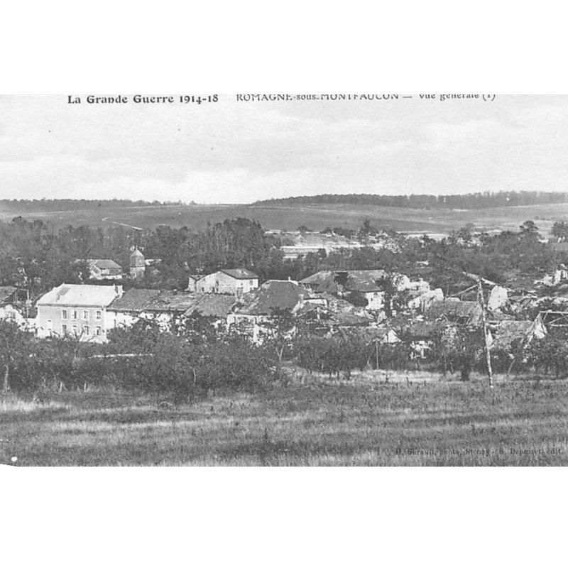 ROMAGNE-sous-MONTFAUCON : vue generale - tres bon etat