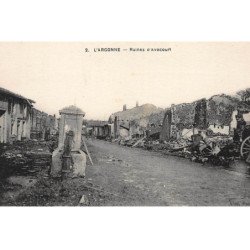 AVOCOURT : ruines - tres bon etat