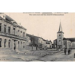 SOMMEDIEUE : la mairie et l'eglise - tres bon etat