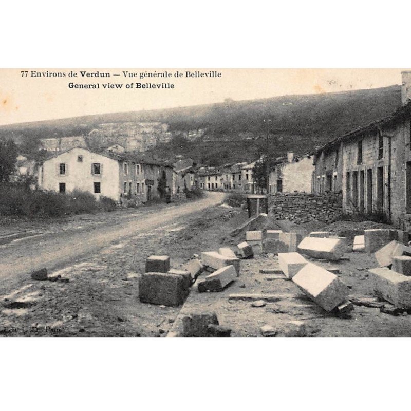 BELLEVILLE : vue generale - tres bon etat