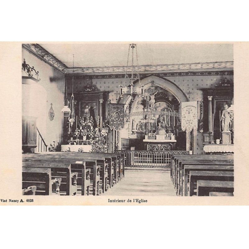 BROCOURT : interieur de l'eglise - tres bon etat