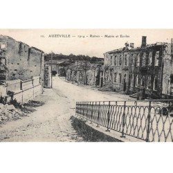 AUZEVILLE : ruines mairie et ecole - tres bon etat