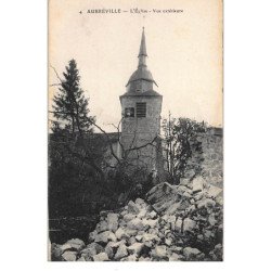 AUBREVILLE : l'eglise vue exterieure - tres bon etat
