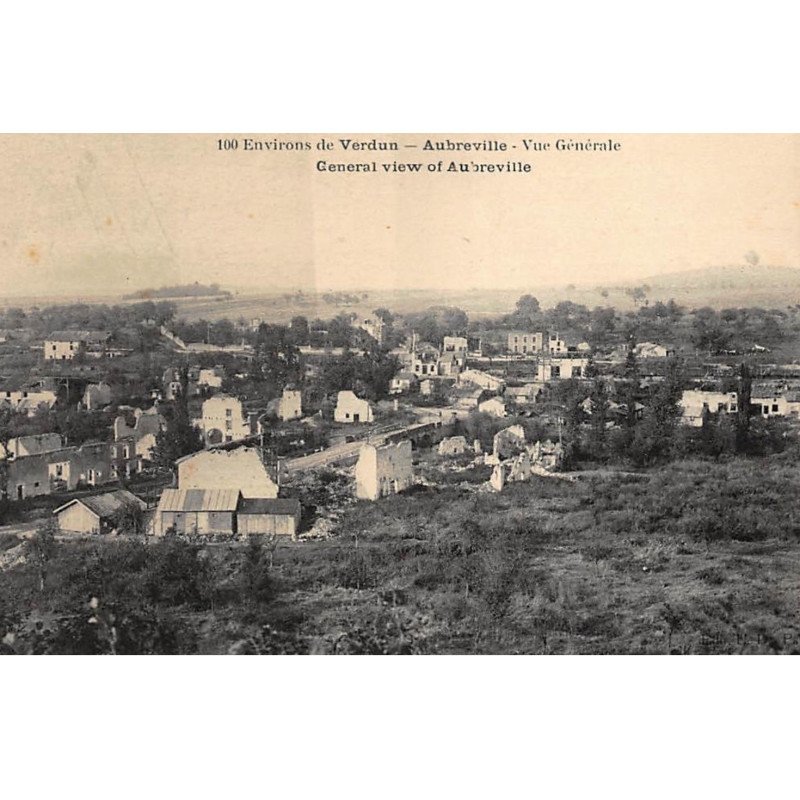 AUBREVILLE : vue generale - tres bon etat