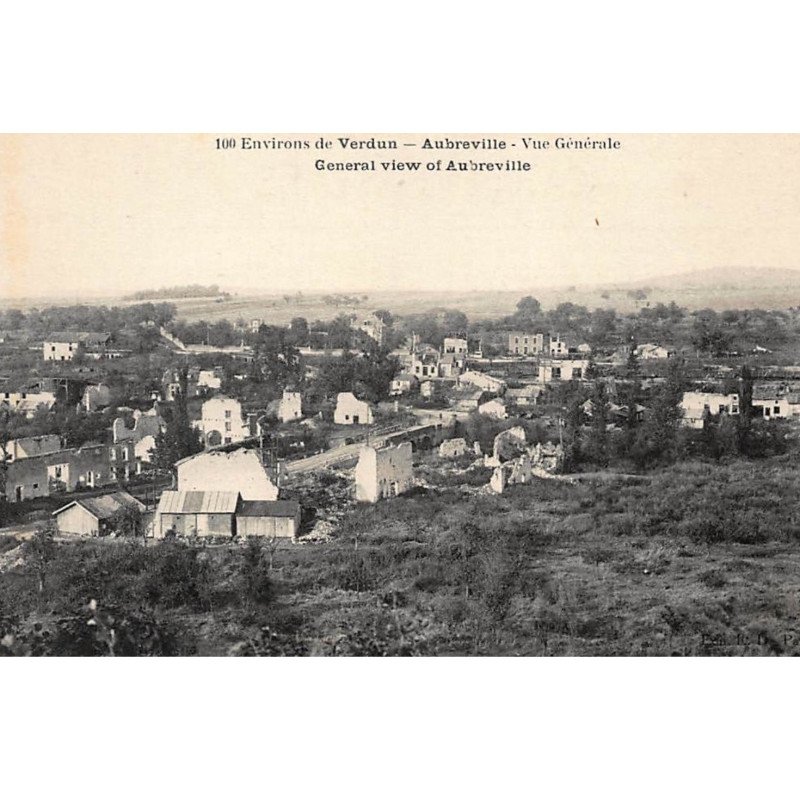 AUBREVILLE : vue generale - tres bon etat