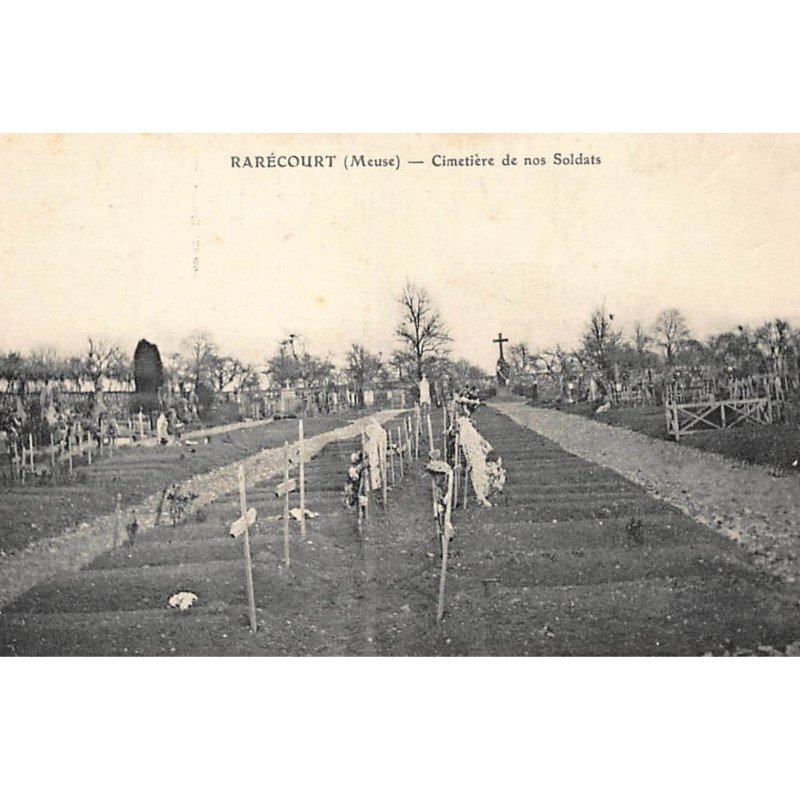 RARECOURT : cimetiere de nos soldats - tres bon etat