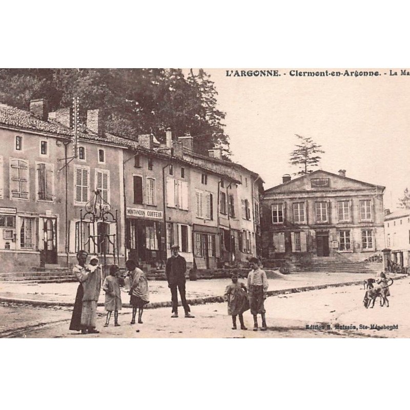 CLERMONT-en-ARGONNE : la mairie - etat