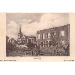 AUZEVILLE : ruines et eglise - tres bon etat