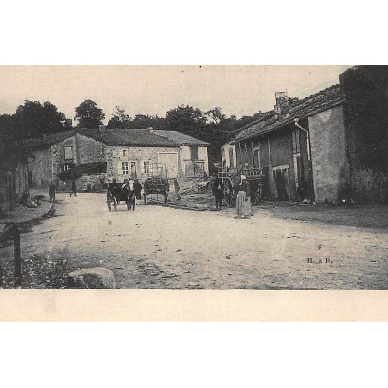 BRABANT-en-ARGONNE : vue interieur du village - tres bon etat