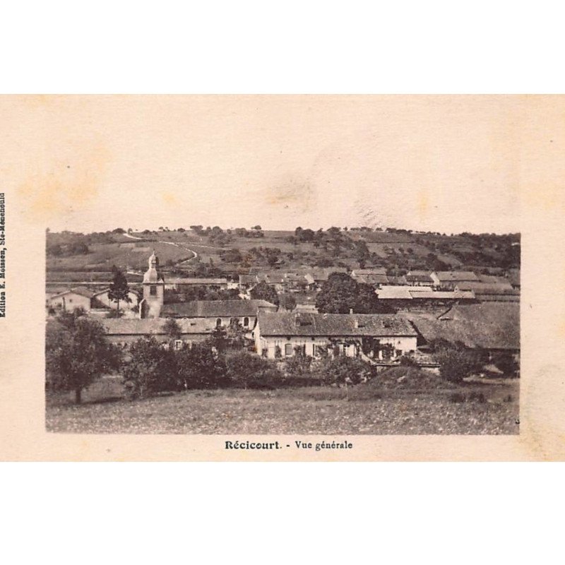 RECICOURT : vue generale - tres bon etat