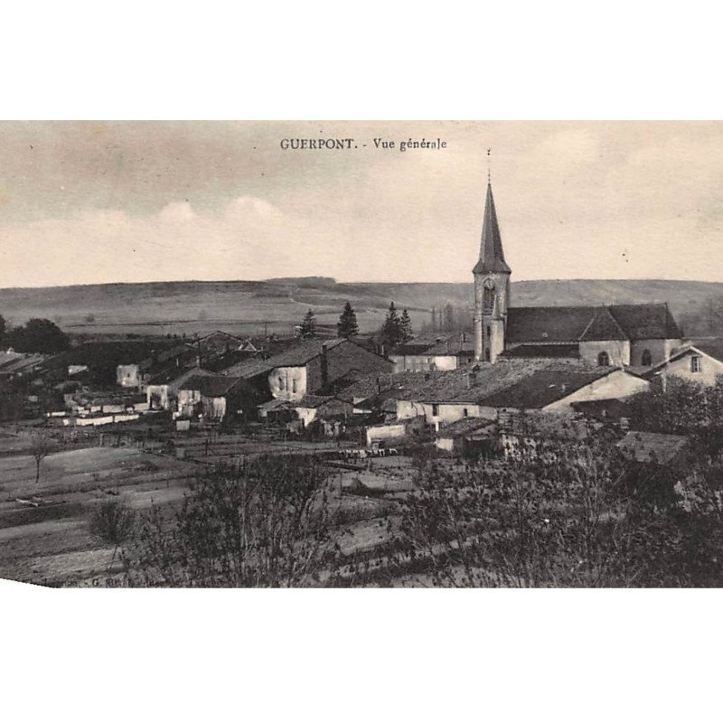 GUERPONT : vue generale - tres bon etat