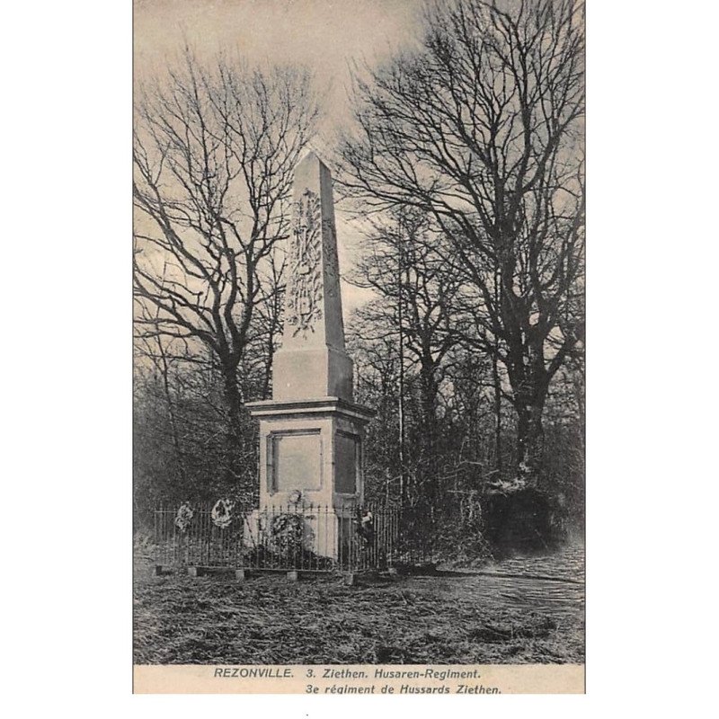 REZONVILLE : 3e regiment de hussards ziethen - tres bon etat