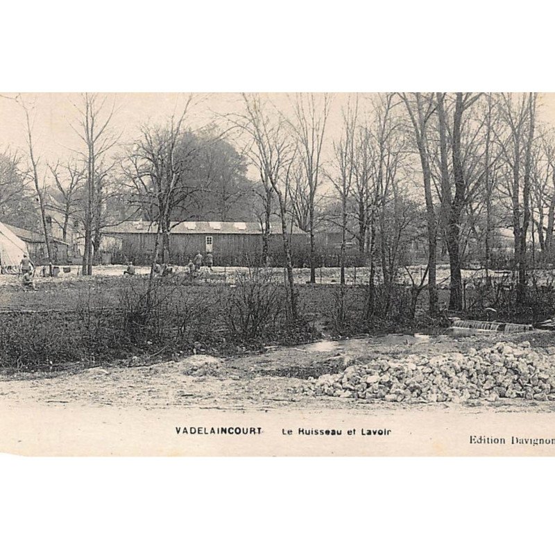 VADELAINCOURT : le ruisseau et lavoir - tres bon etat