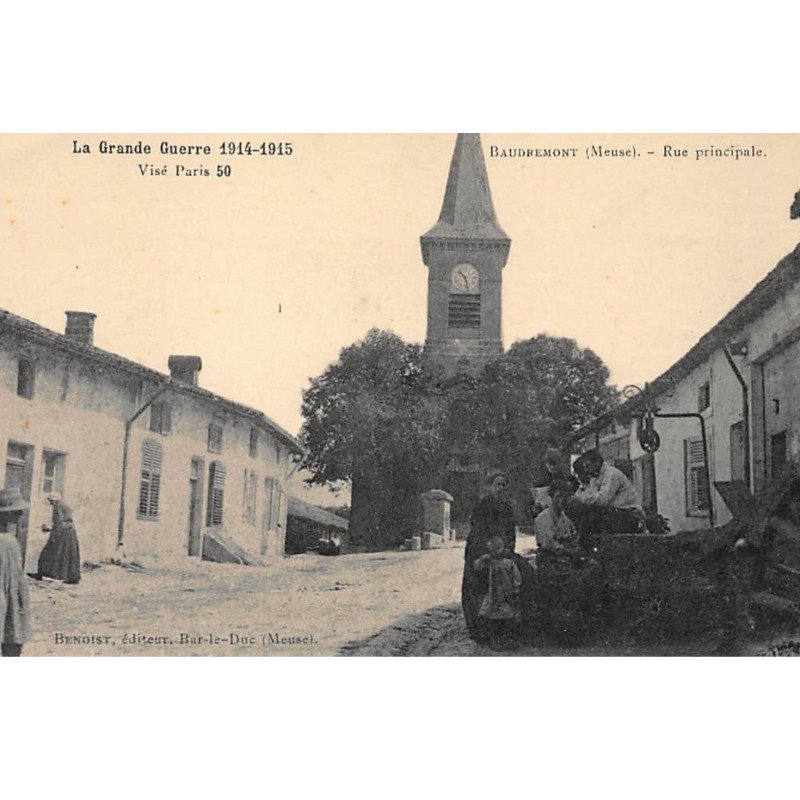 BAUDREMONT : rue principale - tres bon etat