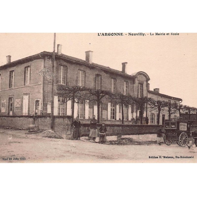 NEUVILLY : la mairie et ecole - tres bon etat
