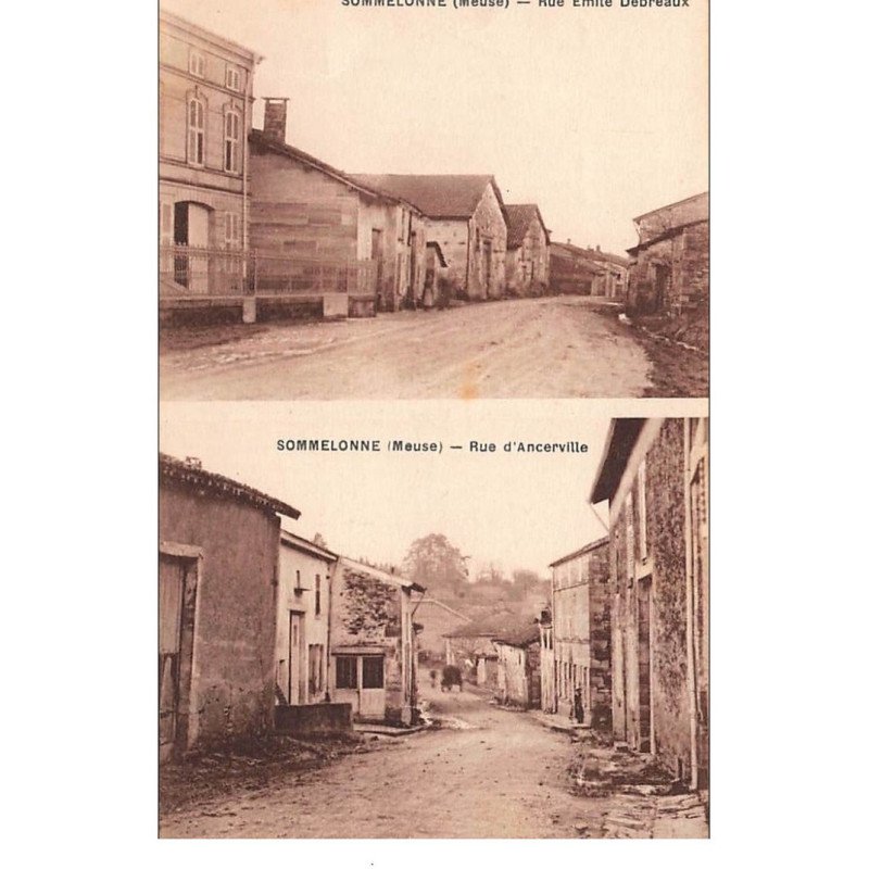 SOMMELONNE : rue emile debreaux, rue d'ancerville - tres bon etat