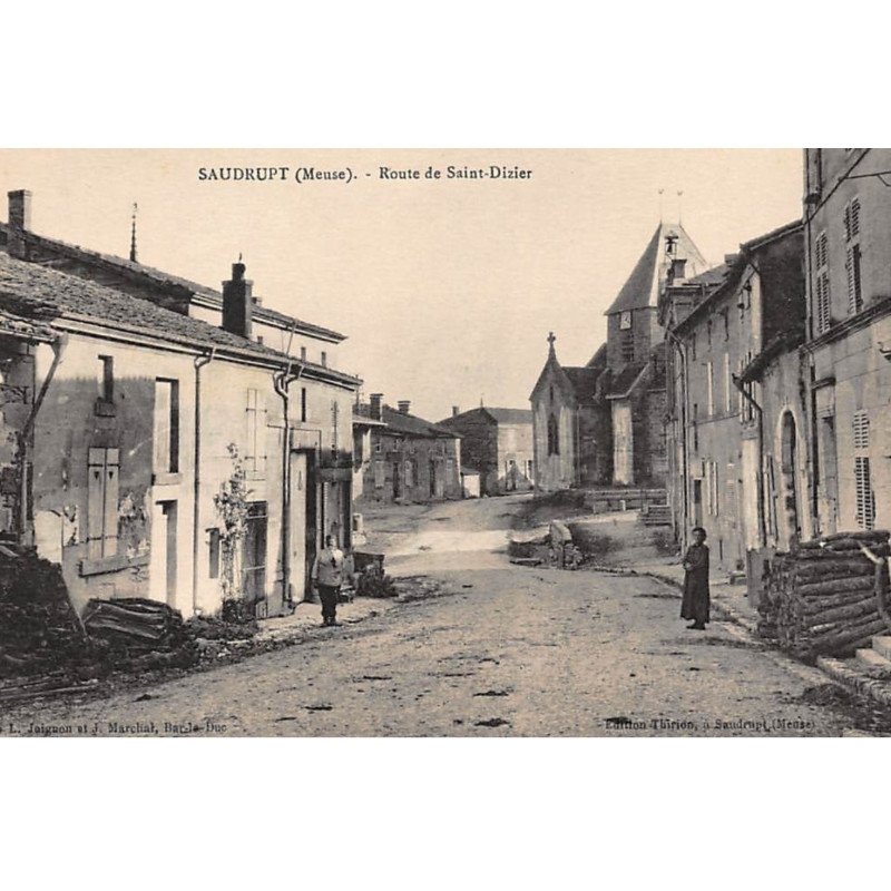SAUDRUPT : route de saint-dizier - tres bon etat