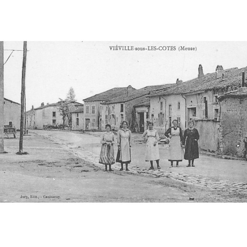 VIEVILLE-sous-LES-COTES : personnages du village - tres bon etat