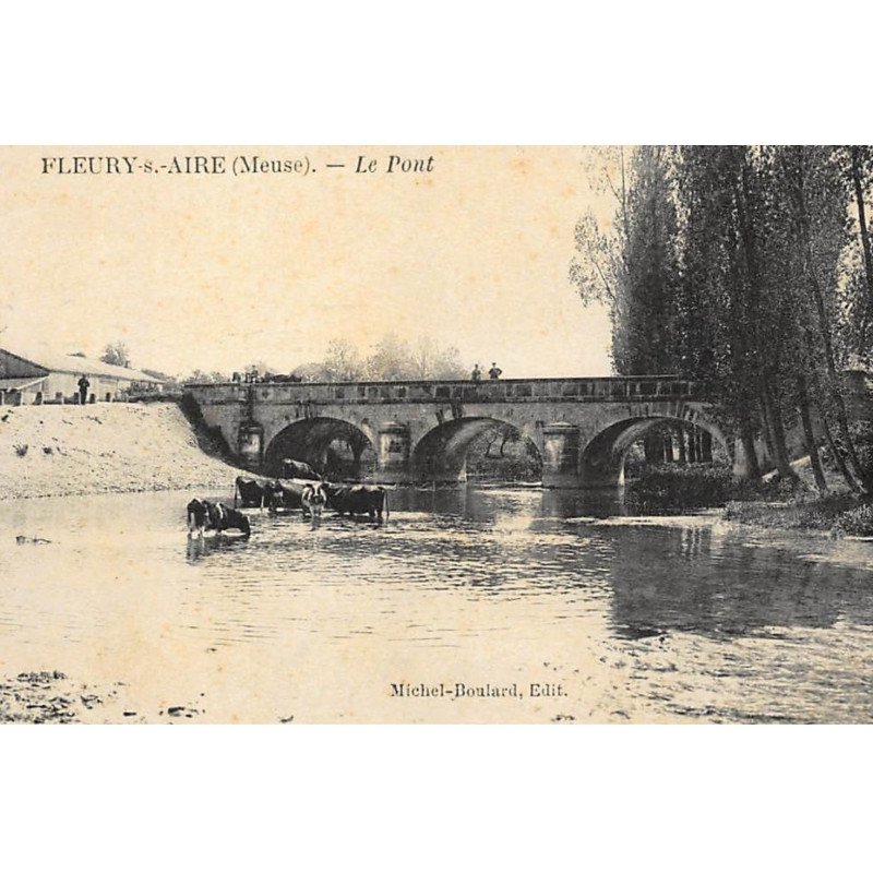FLEURY-sur-AIRE : le pont - tres bon etat