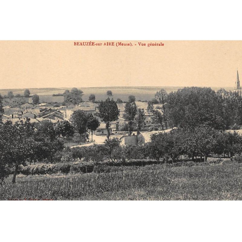 BEAUZEE-sur-AIRE : vue generale - tres bon etat