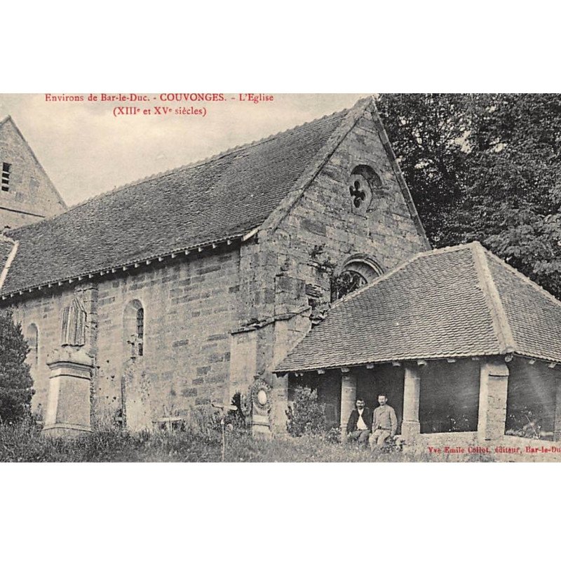 COUVONGES : l'eglise XIIIe et XVe siecles - tres bon etat