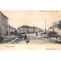 TROYON : vue interieur du village - tres bon etat