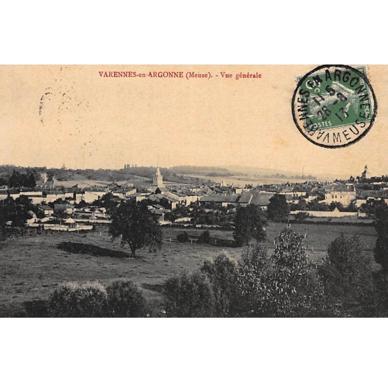 VARENNES-en-ARGONNE : vue generale - tres bon etat