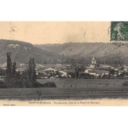 TRONVILLE : vue generale prise de la route de salmagne - etat