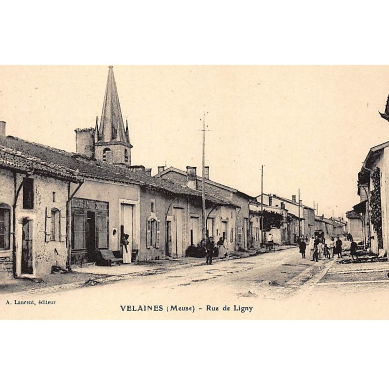 VELAINES : rue de ligny - tres bon etat