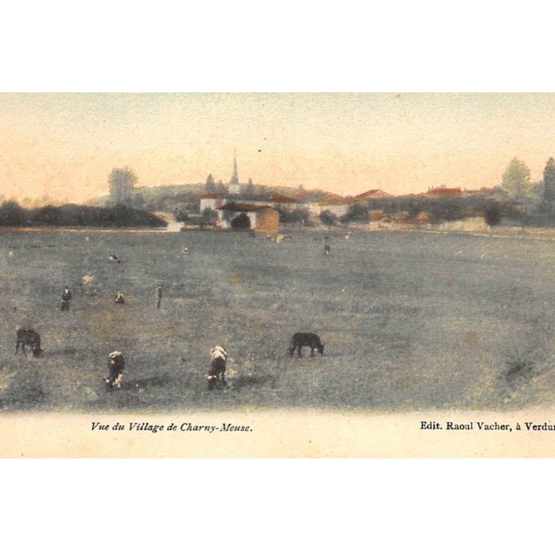 CHARNY-MEUSE : vue du village - tres bon etat