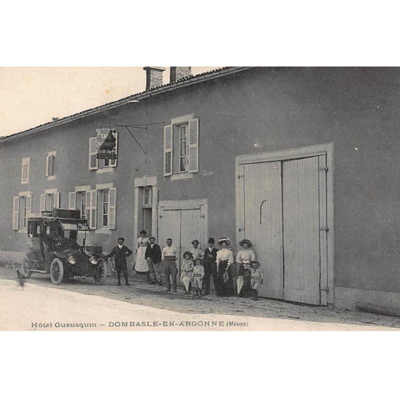 DOMBASLE-en-ARGONNE : hotel gueusquin - etat