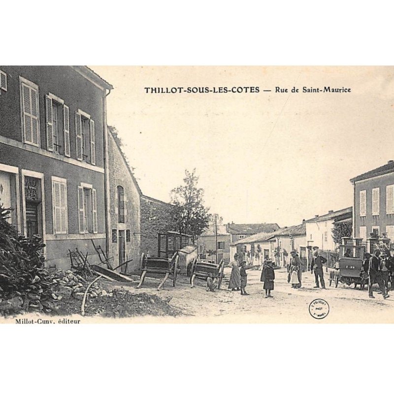 THILLOT-sous-les-COTES : rue de saint-maurice - tres bon etat