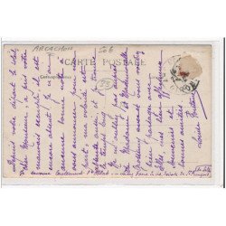 ARCACHON : il pleut il pleut bergere........... vue sur la mer - tres bon etat