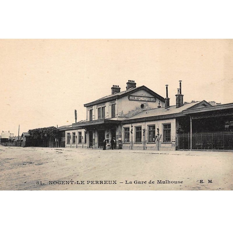 NOGENT-le-PERREUX : la gare de mulhouse - tres bon etat